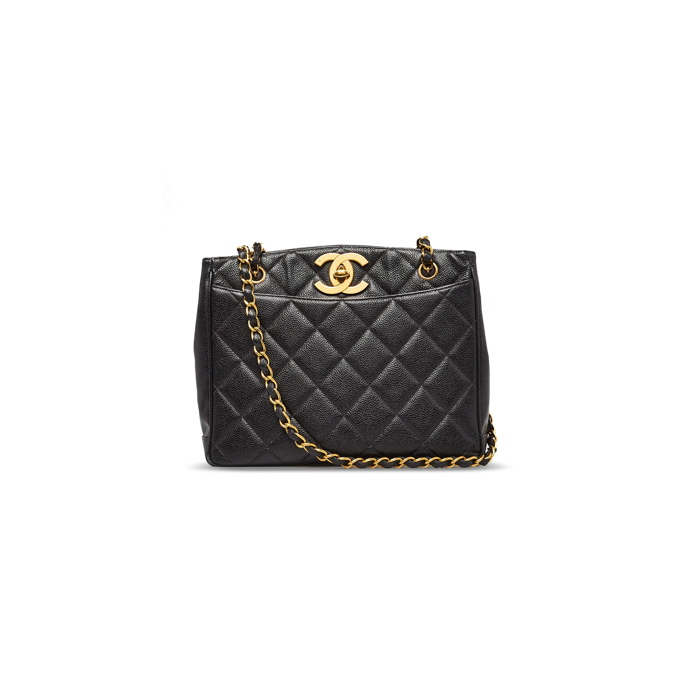 CHANEL SMALL MATELASSE CHAIN SHOULDER BAG CAVIAR QUILTED 633595 (28*23*9cm)